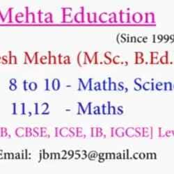 Mehta Home Tuition in Bopal