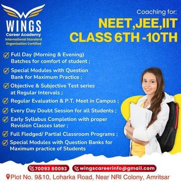 Wings Career Academy in Loharka Road