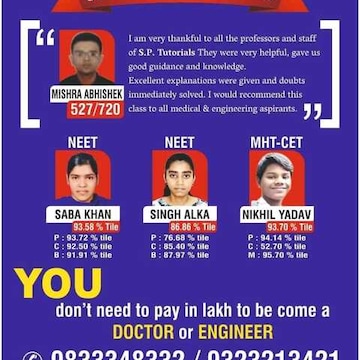 S. P. Tutorials in Golibar Road Santacruz East, Mumbai