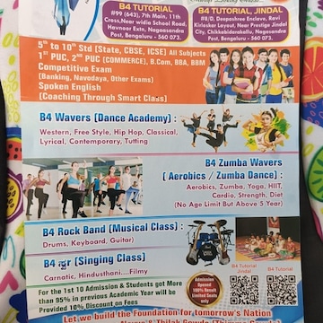 B4 Tutorial in Ravi Kirloskar Layout Chikkabidrakallu Nagasandra