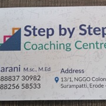 Step By Step Coaching Centre in NGGO COLONY 2nd Street Surampatti