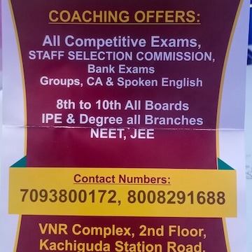 Sai Pranavi Coaching Center in Kachiguda Station Road Kachiguda