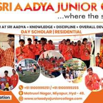Sri Aadya Junior College in Mathrusri Nagar Miyapur
