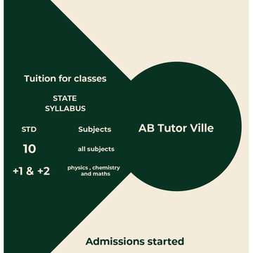 AB Tutor ville Tuition centre in Mundamveli, Ernakulam