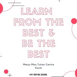 Manju Miss Maths Tuition in Kochi Pallimukku, Ernakulam