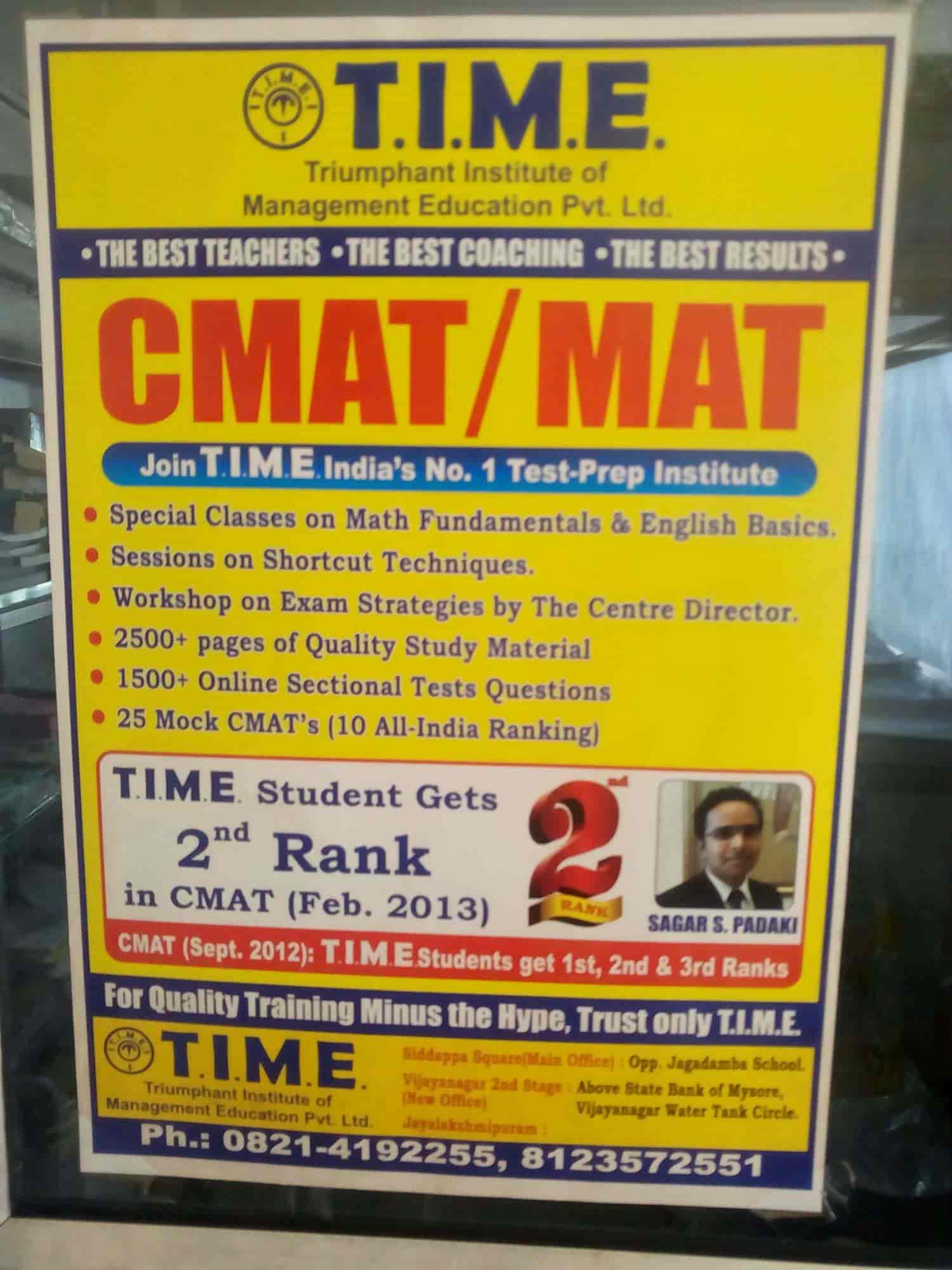 TIME Institute in Narayana Shastri Road Vijaynagar 2nd Stage