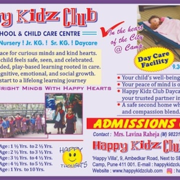 Happy Kidz Club in Church Road Camp