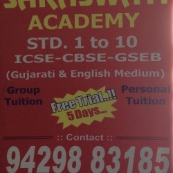 Saraswati Academy in Near Crystal Mall Kalavad Road